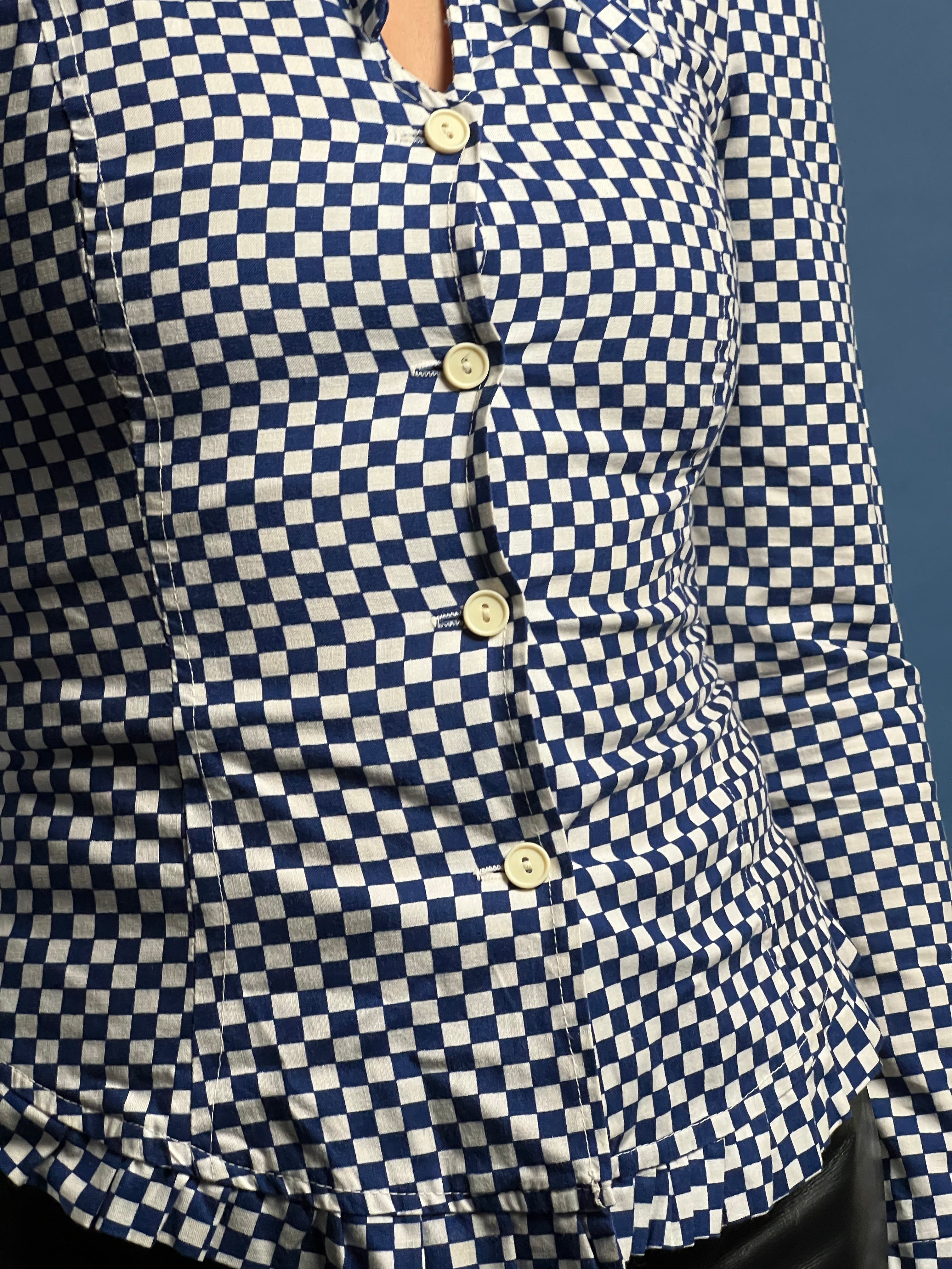 Vintage 1960s Mod Style Check Shirt