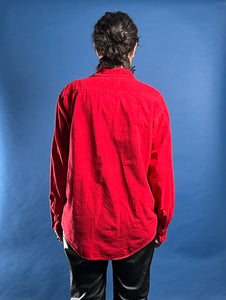 Vintage 1960s SANFORISED Red Flannel Shirt