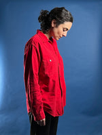 Load image into Gallery viewer, Vintage 1960s SANFORISED Red Flannel Shirt
