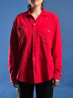 Load image into Gallery viewer, Vintage 1960s SANFORISED Red Flannel Shirt
