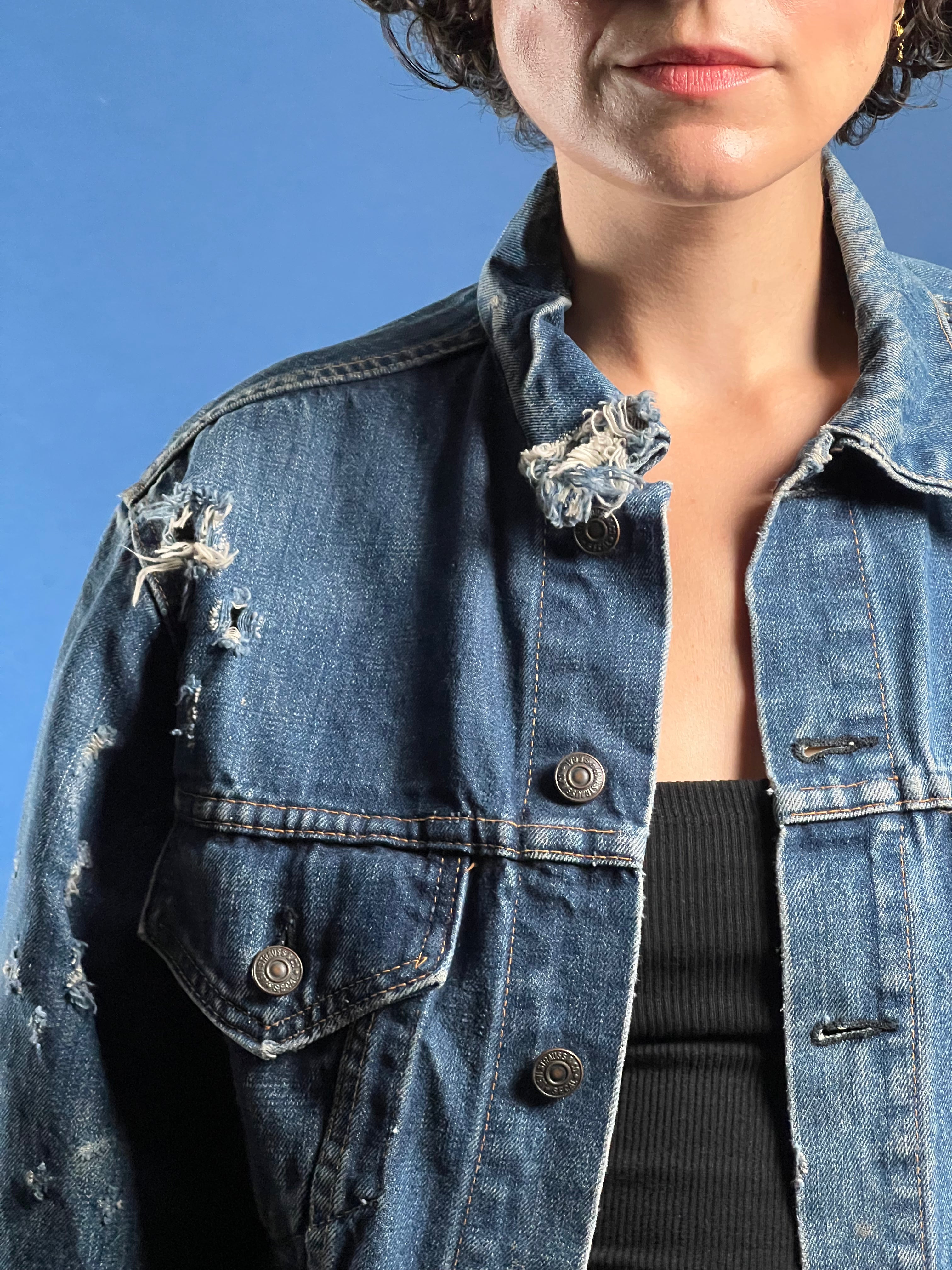 Vintage 1970s BIG E' Levi's Type III Trucker Denim Jacket