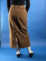 Load image into Gallery viewer, Vintage 1990s Ralph Lauren Country Suede Maxi Skirt
