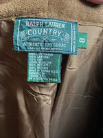 Load image into Gallery viewer, Vintage 1990s Ralph Lauren Country Suede Maxi Skirt
