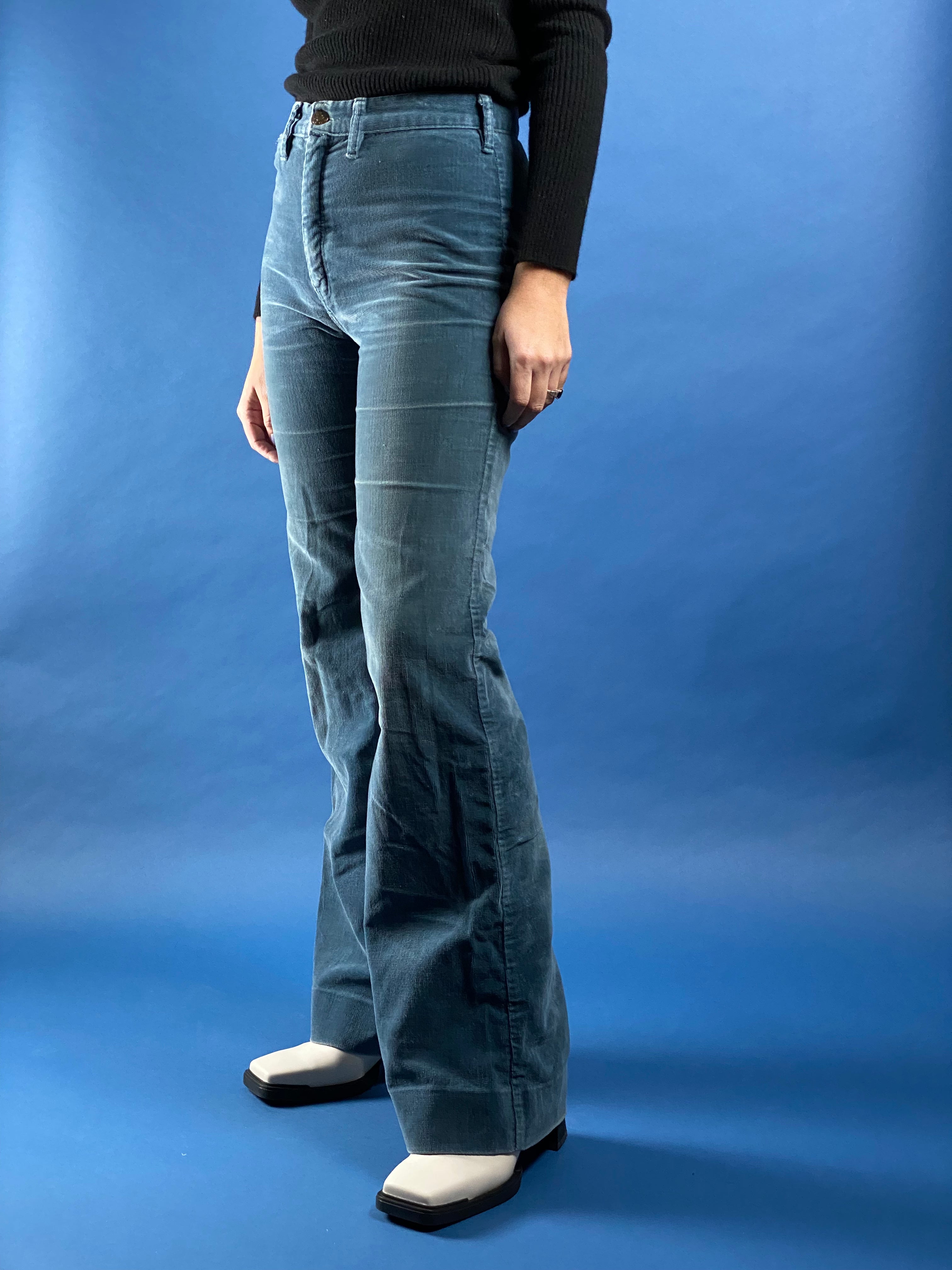 Vintage 1970s Corduroy Flare Trousers