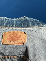 Load image into Gallery viewer, Vintage 1970s BIG E&#39; Levi&#39;s Type III Trucker Denim Jacket
