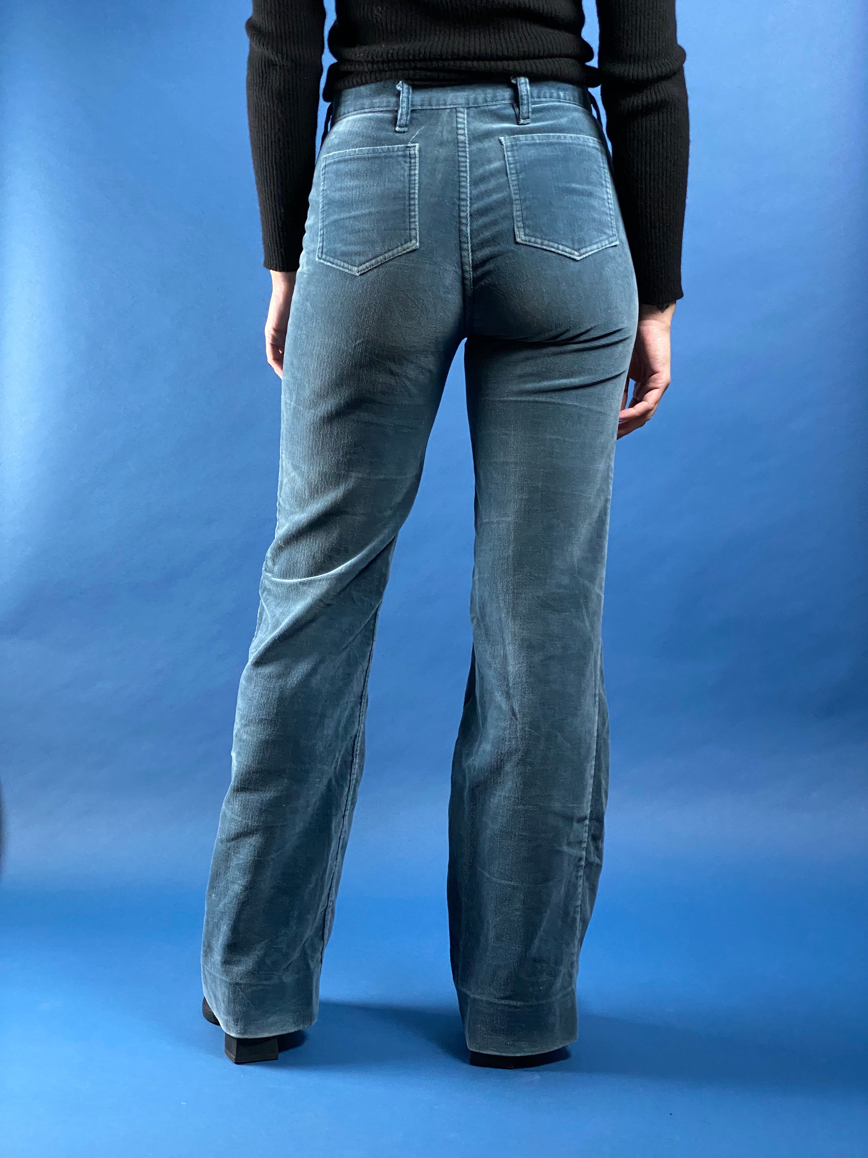 Vintage 1970s Corduroy Flare Trousers