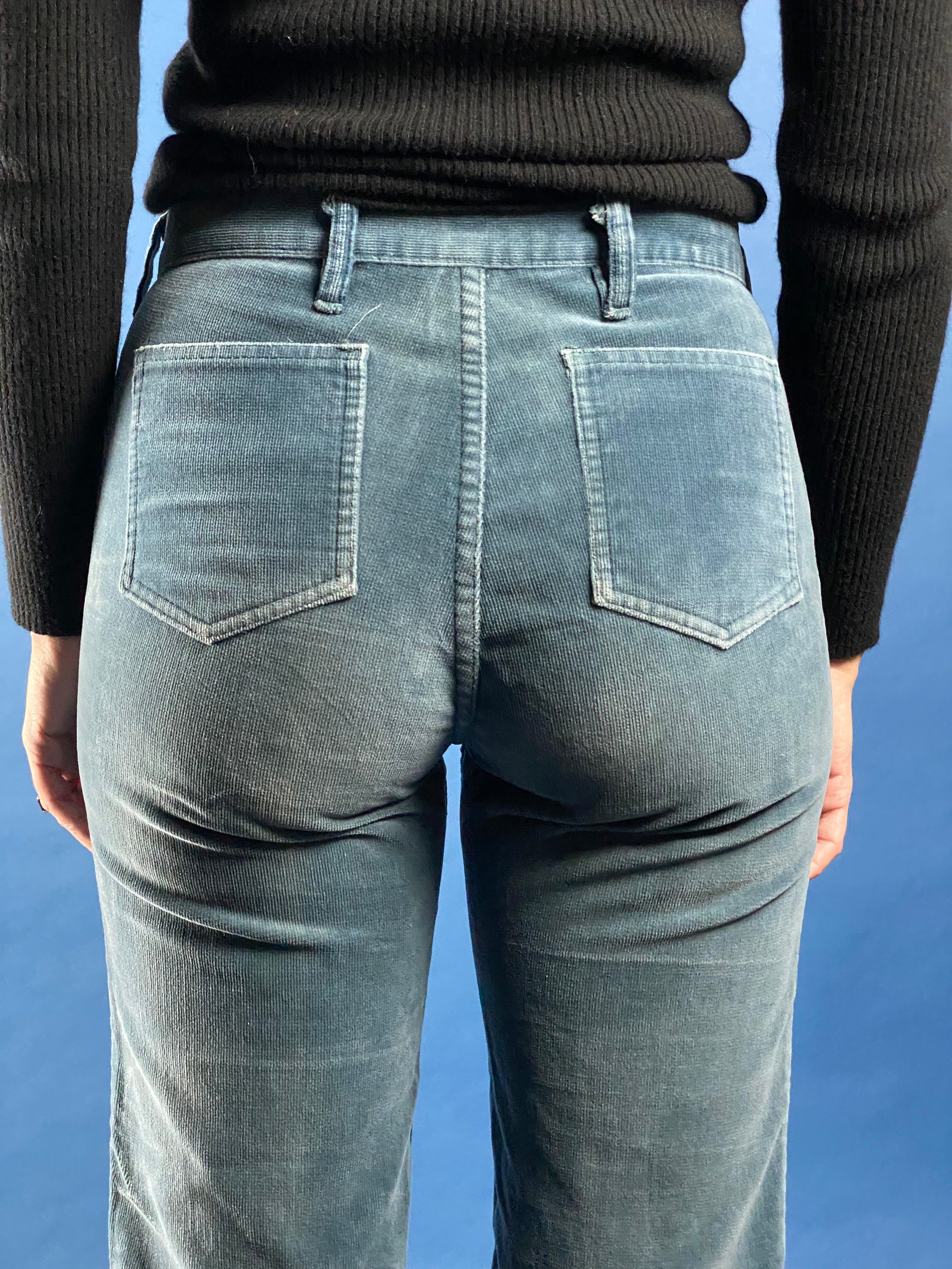 Vintage 1970s Corduroy Flare Trousers