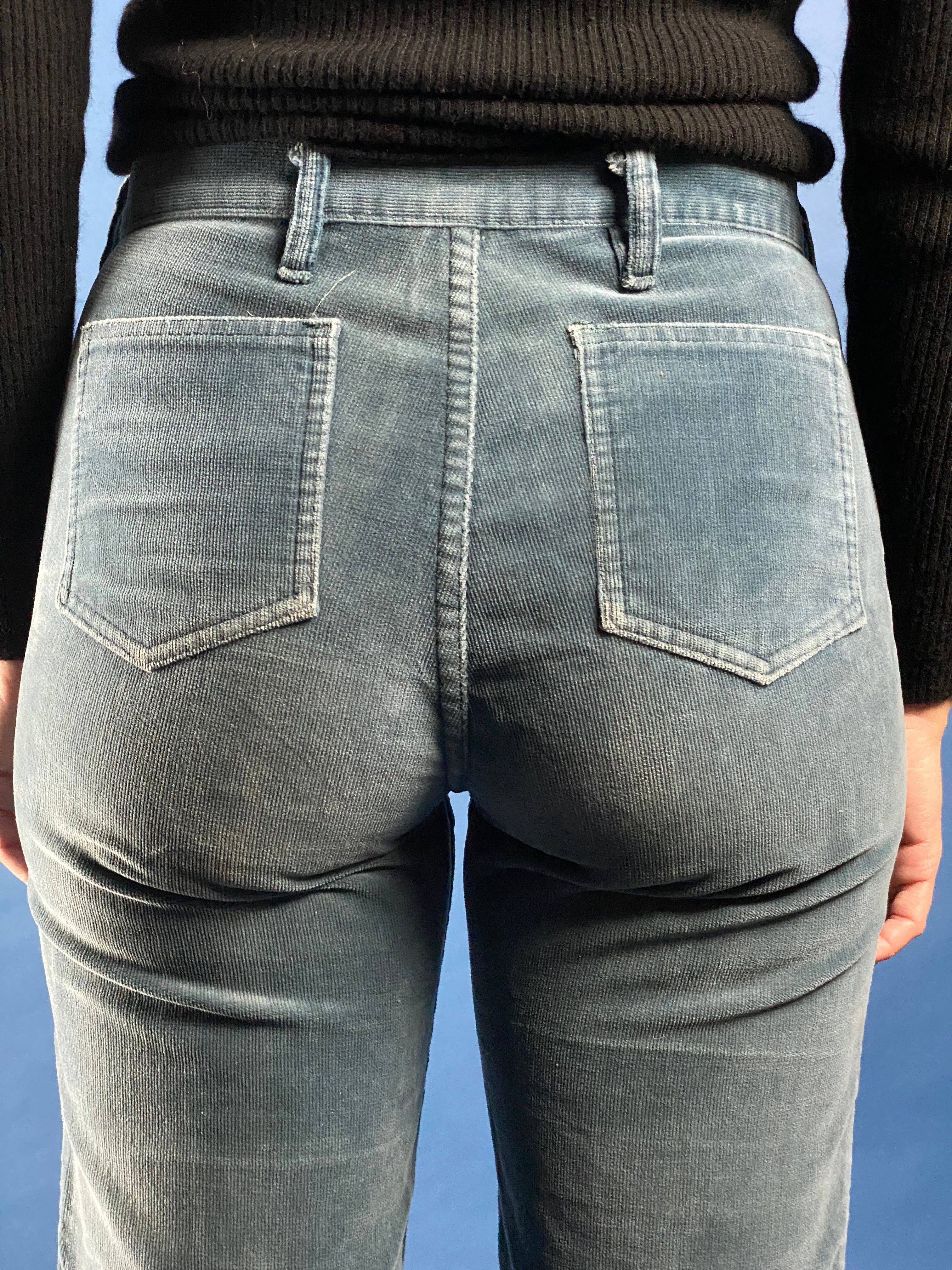 Vintage 1970s Corduroy Flare Trousers