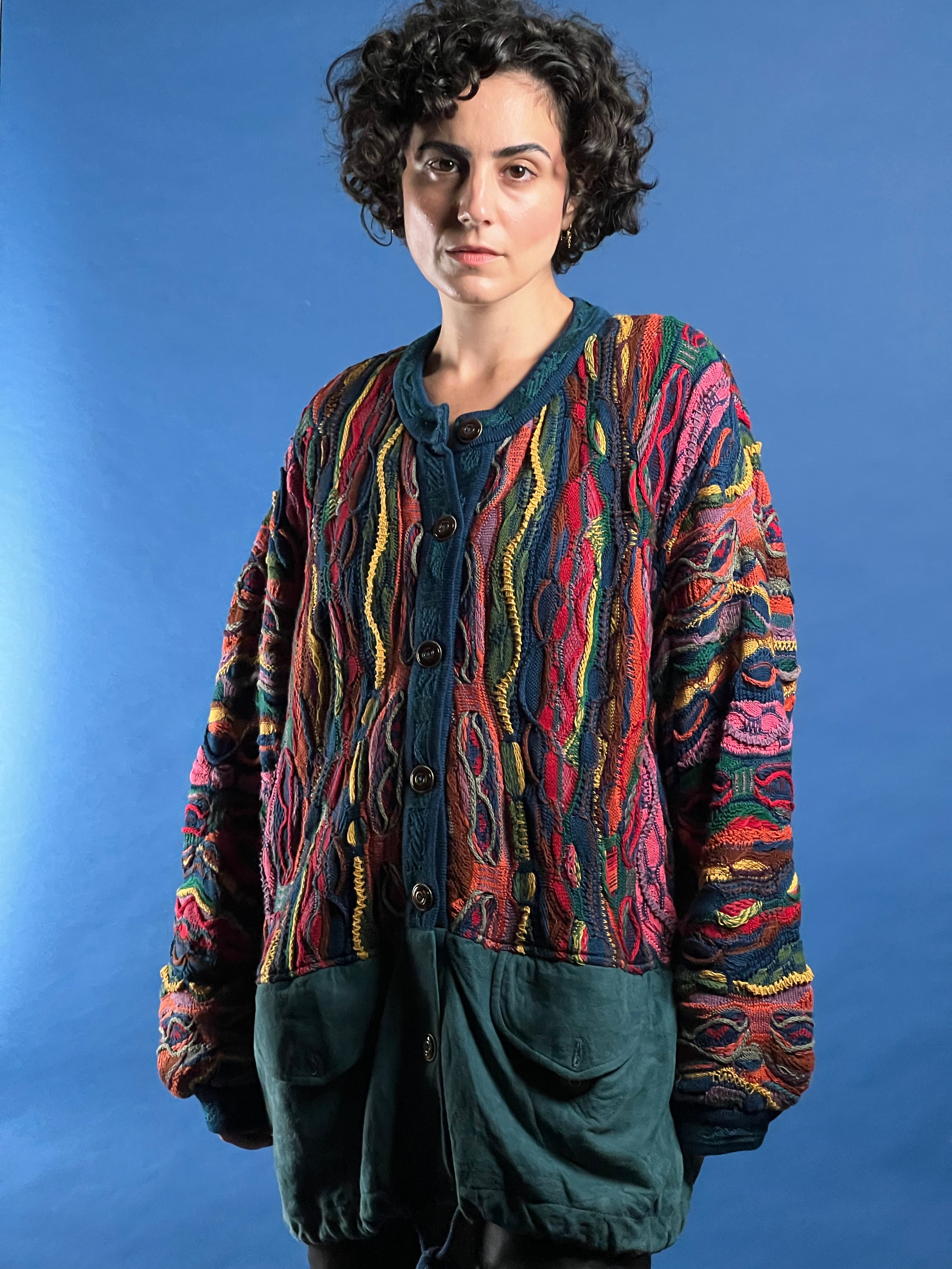 Vintage 1980s COOGI Knit Jacket