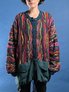 Vintage 1980s COOGI Knit Jacket