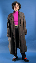 Load image into Gallery viewer, Vintage 1980s LONDON FOG Floral Trench Coat
