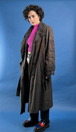 Load image into Gallery viewer, Vintage 1980s LONDON FOG Floral Trench Coat
