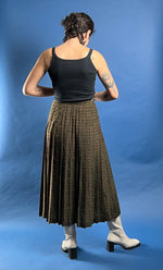 Load image into Gallery viewer, Vintage 1980s JAEGER Midi Polka Dot Pleated Skirt
