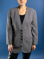 Load image into Gallery viewer, Vintage 1980s Gianfranco Ferré Abstract Pattern Blazer
