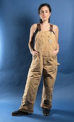 Load image into Gallery viewer, Vintage 1990s CARHARTT Tan Workwear Overalls
