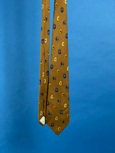 Vintage 1990s CELINE Print Silk Necktie