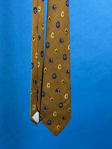 Vintage 1990s CELINE Print Silk Necktie