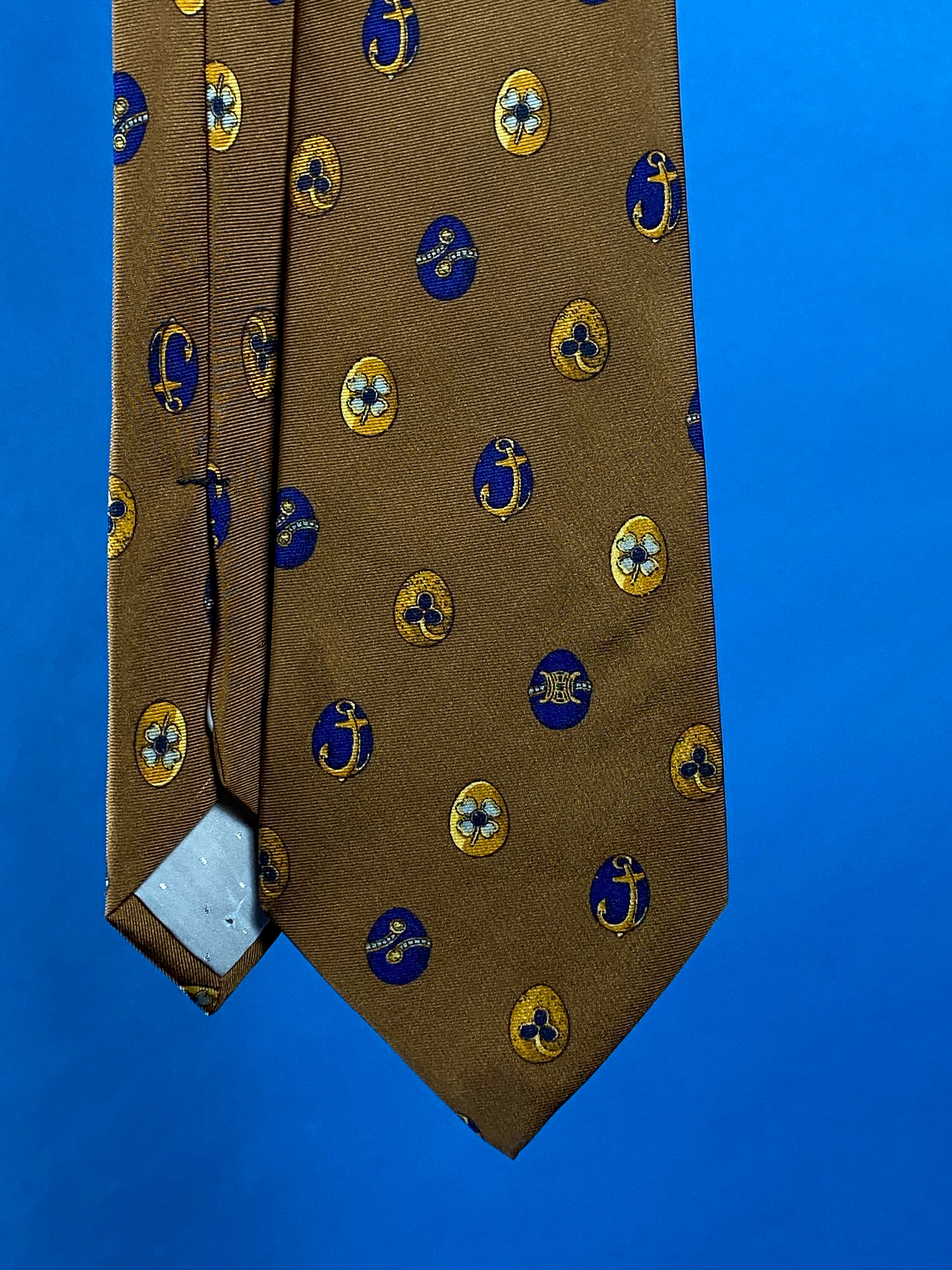 Vintage 1990s CELINE Print Silk Necktie