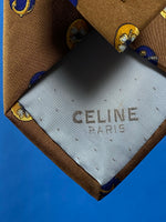 Load image into Gallery viewer, Vintage 1990s CELINE Print Silk Necktie
