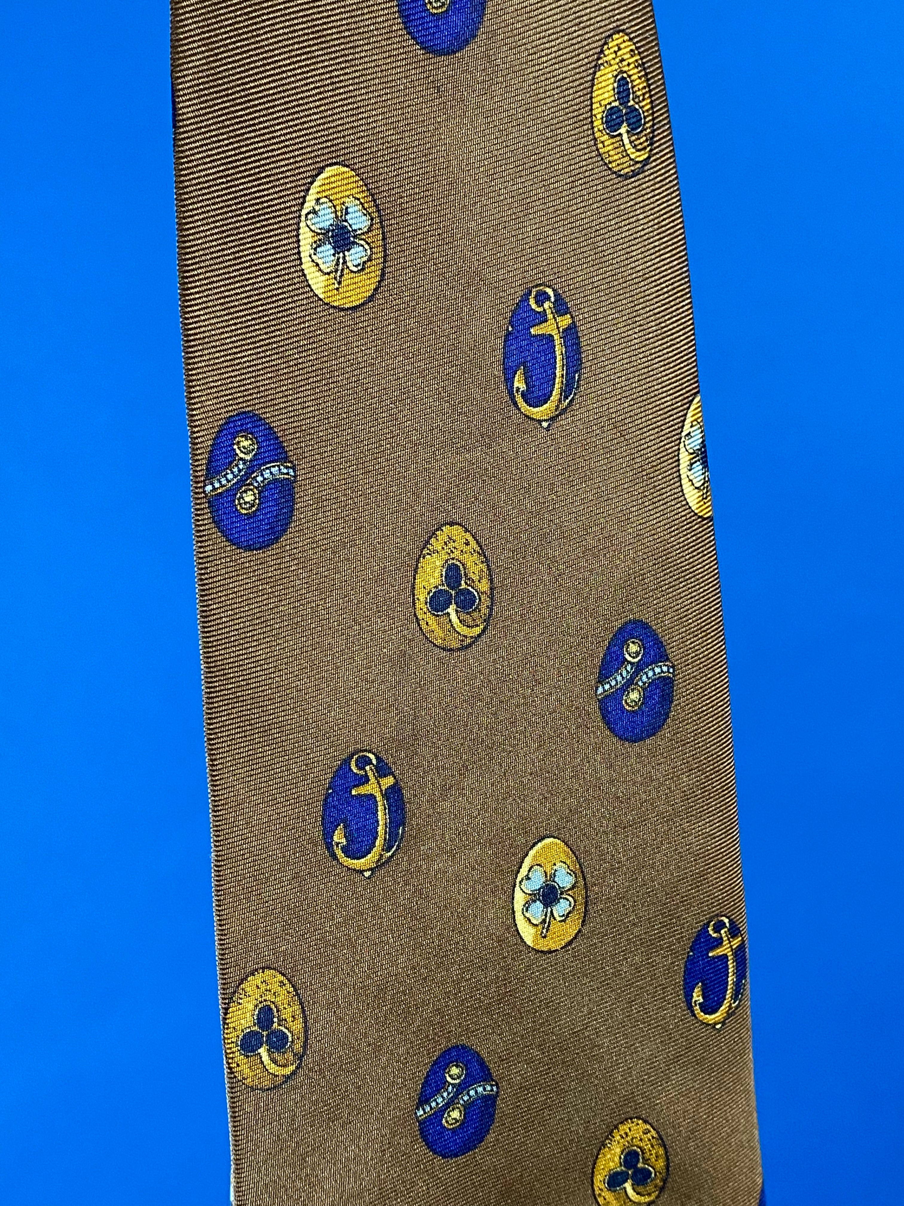 Vintage 1990s CELINE Print Silk Necktie