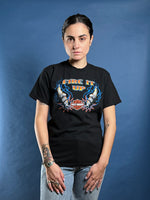 Load image into Gallery viewer, Vintage 2000s Harley Davidson Black T-shirt w/ Engine Illustration
