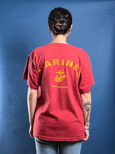 Vintage 1990s USMC Marines Single Stitch T-shirt