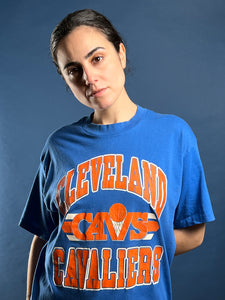 Vintage 1980s Cleveland Cavalier 50/50 T-shirt w/ Illustration