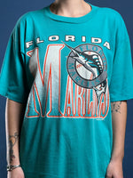 Load image into Gallery viewer, Vintage 1991 Florida Miami Marlins Baseball Single Stitch T-shirt
