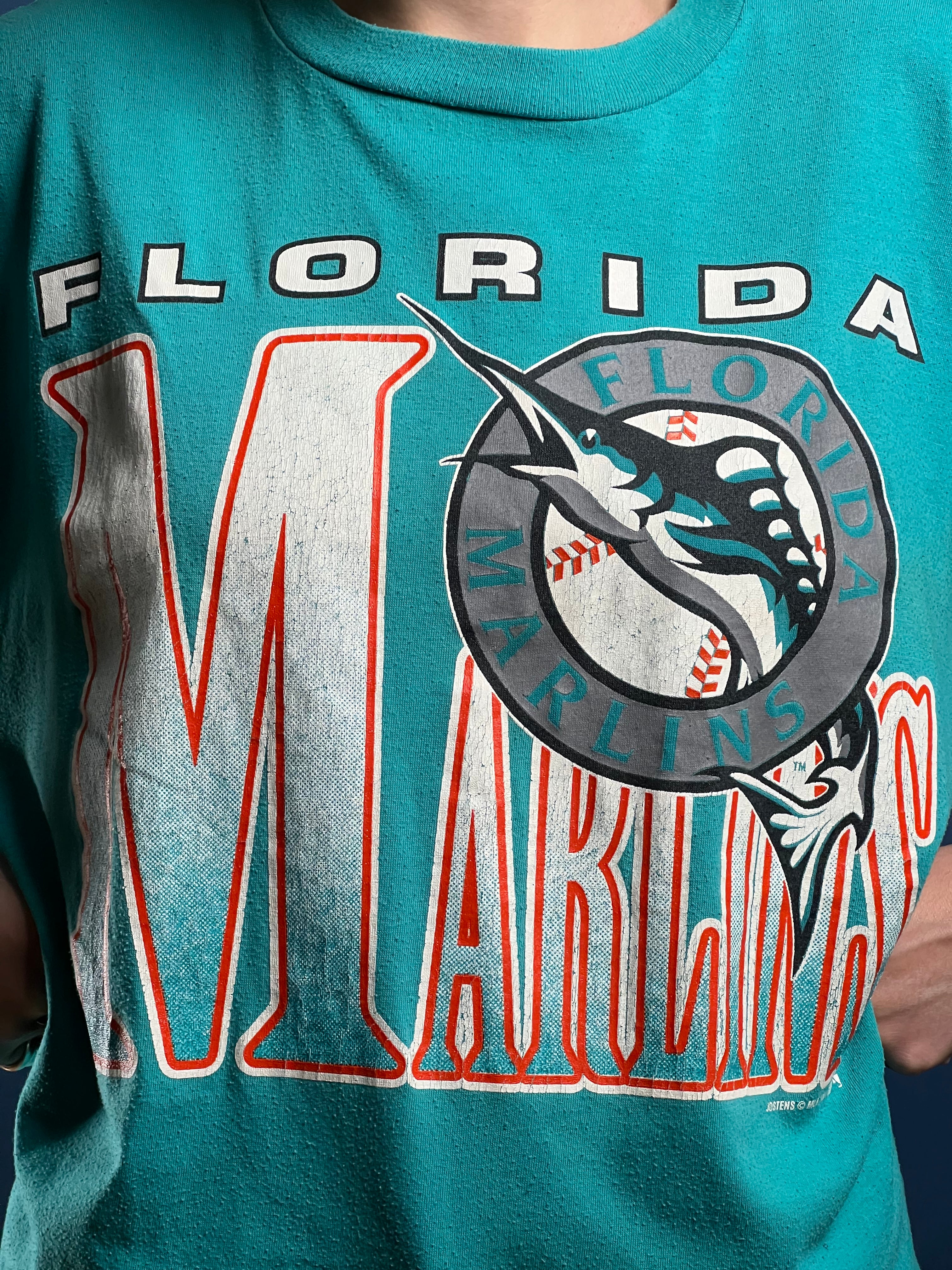 Vintage 1991 Florida Miami Marlins Baseball Single Stitch T-shirt