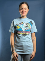 Load image into Gallery viewer, Vintage 1992 Endeavour NASA Print Baby Blue T-shirt
