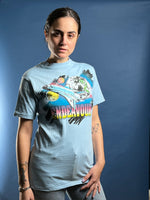 Load image into Gallery viewer, Vintage 1992 Endeavour NASA Print Baby Blue T-shirt
