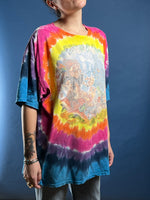 Load image into Gallery viewer, Vintage 1999 Liquid Blue Fantasy FYAK Tie Dye T-shirt
