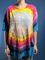 Load image into Gallery viewer, Vintage 1999 Liquid Blue Fantasy FYAK Tie Dye T-shirt
