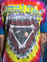 Load image into Gallery viewer, Vintage 1992 Grateful Dead Tie Dye T-shirt w/ &quot;Space your Face&quot; Illustration, 2000s&#39; Reprint
