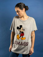 Load image into Gallery viewer, Vintage 1970s CHAMPION Mickey Mouse Grey Uni 50/50 T-shirt
