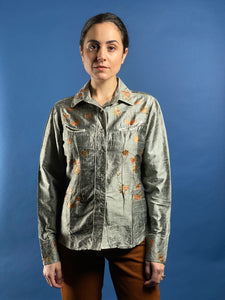 Vintage 1980s Rockmount Ranch Wear Silk Western Shirt