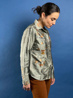 Load image into Gallery viewer, Vintage 1980s Rockmount Ranch Wear Silk Western Shirt
