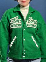 Load image into Gallery viewer, Vintage 1960s Bonwitt of Winnipeg Lemlerg High school Wool Varsity Jacket
