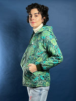 Load image into Gallery viewer, Vintage 1960s Hooded Padded Paisley Jacket
