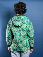 Load image into Gallery viewer, Vintage 1960s Hooded Padded Paisley Jacket
