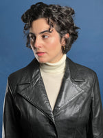 Load image into Gallery viewer, Vintage 1980s WILSONS Black Leather Jacket
