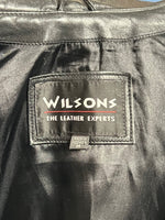 Load image into Gallery viewer, Vintage 1980s WILSONS Black Leather Jacket
