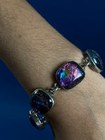 Load image into Gallery viewer, Vintage 1970s Mexican Glass work Bracelet &amp; Ring Set
