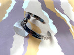 Load image into Gallery viewer, Vintage 1960s Brutalist Style Silver Cuff
