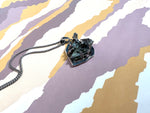 Load image into Gallery viewer, Vintage 1960s Brutalist Necklace w/ Hematite Stone
