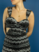 Load image into Gallery viewer, Vintage 1980s Disco Beaded Dress
