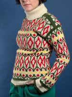 Load image into Gallery viewer, Vintage 1970s Nordic Design Heavy Wool Knit Jumper
