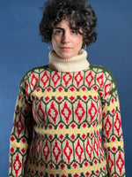 Load image into Gallery viewer, Vintage 1970s Nordic Design Heavy Wool Knit Jumper
