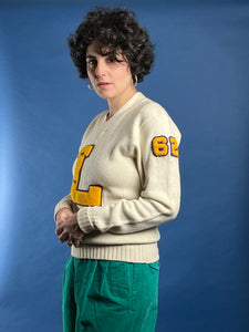 Vintage 1962' Russell Sports Knit Wool Jumper