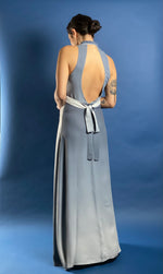 Load image into Gallery viewer, Vintage 1970s Ombre Halter Neck Long Dress
